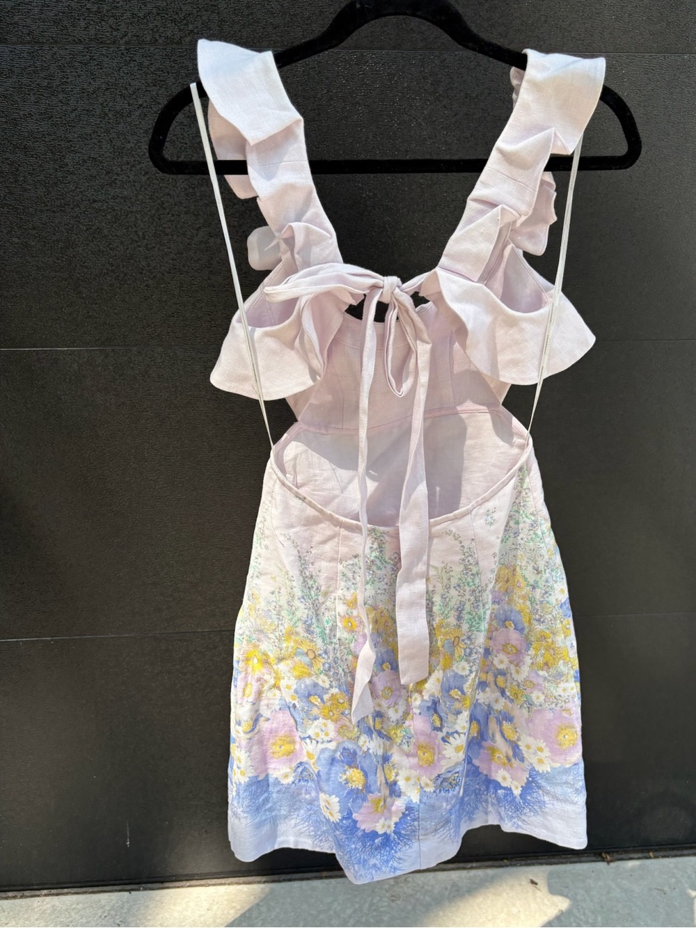 Zimmermann Pink Floral Mini Dress
